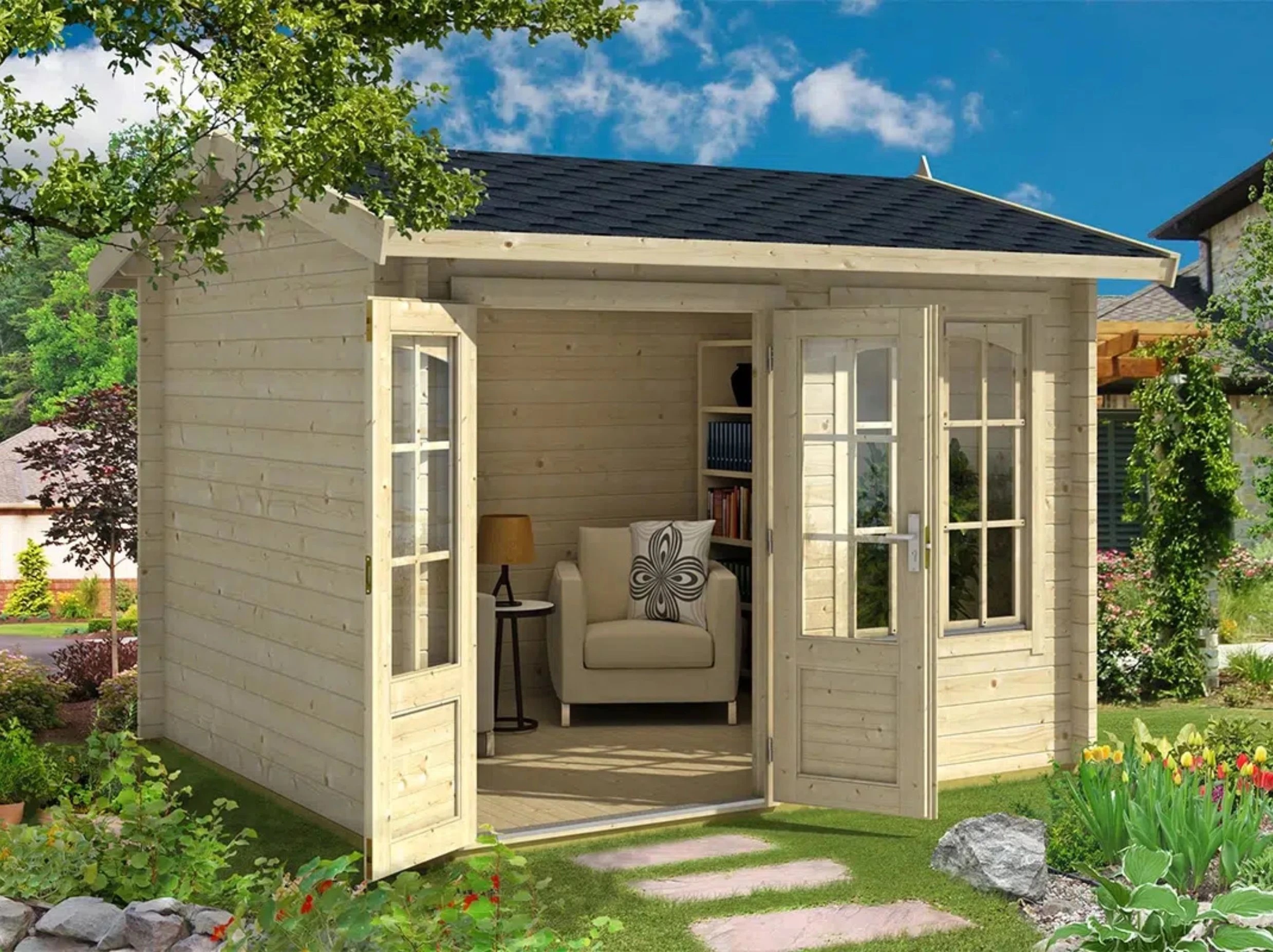 Tuinhuis Alex 300 x 250 cm - Afbeelding 1